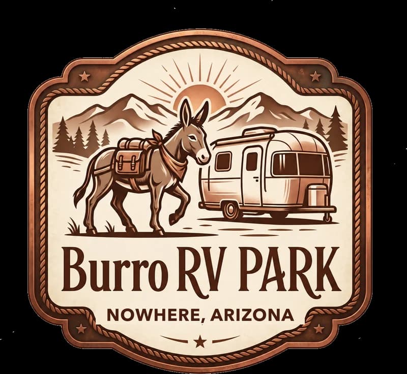 Burro RV Park and Saloon logo